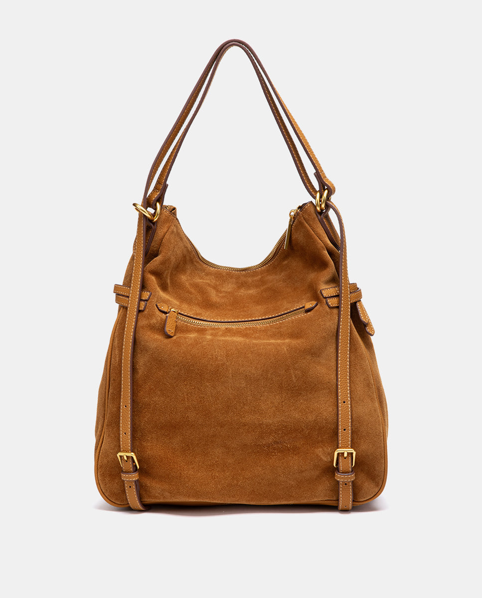 abbacino-bolso-multifuncional-serraje-cognac-hombro-mochila image 5