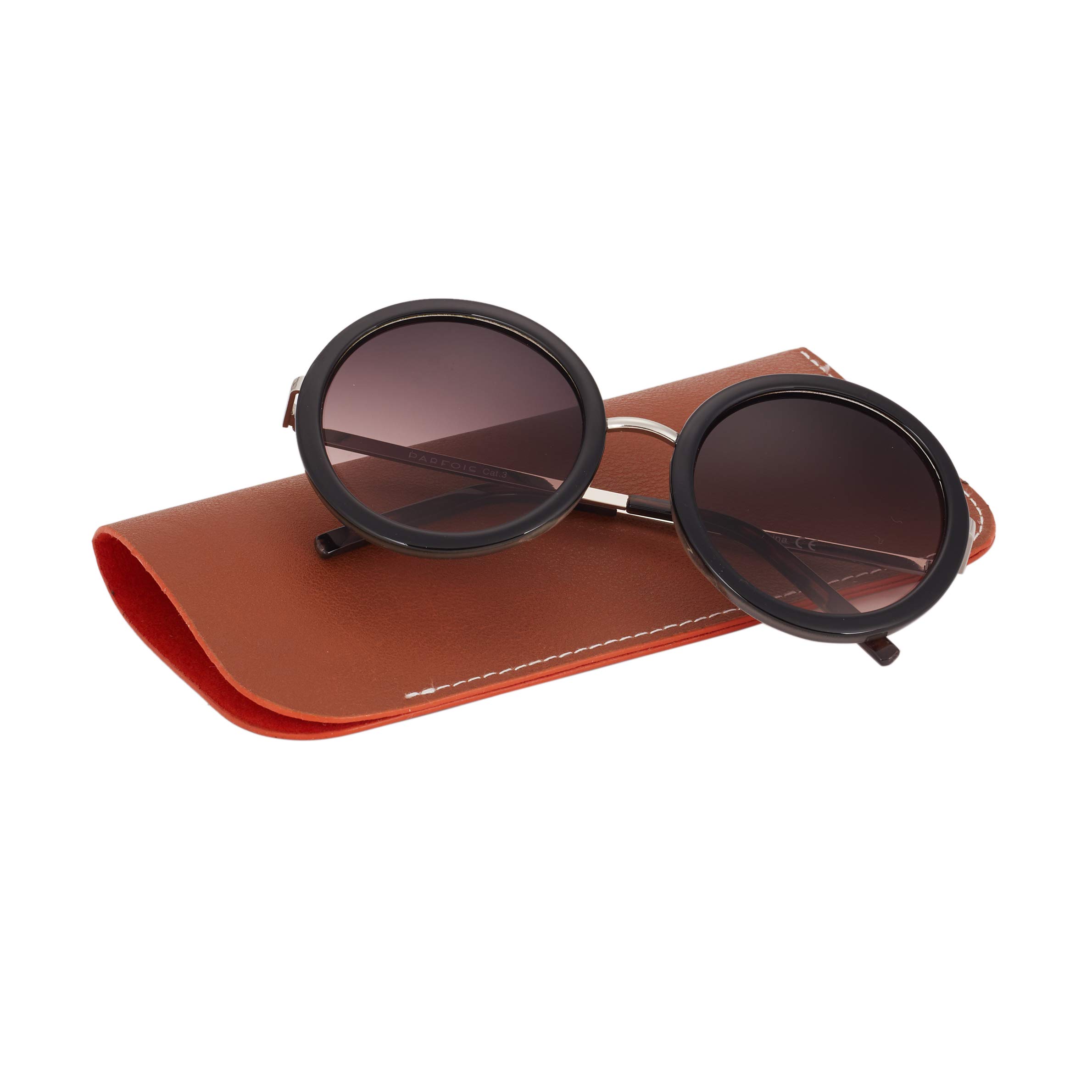 parfois-gafas-de-sol-de-pasta-redondas-negras-mujer image 5