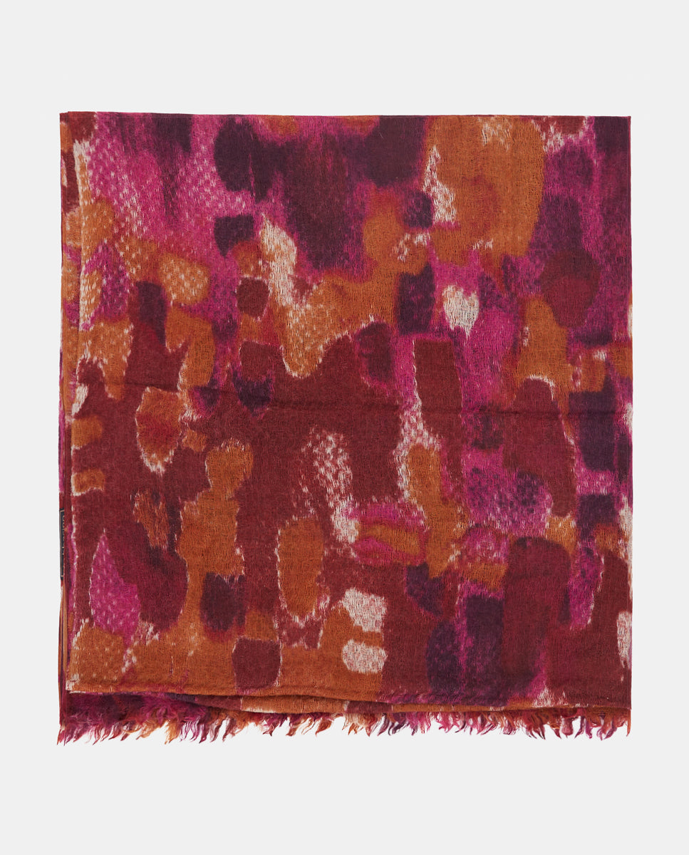 abbacino-pa-uelo-de-lana-con-estampado-abstracto-burdeos image 3