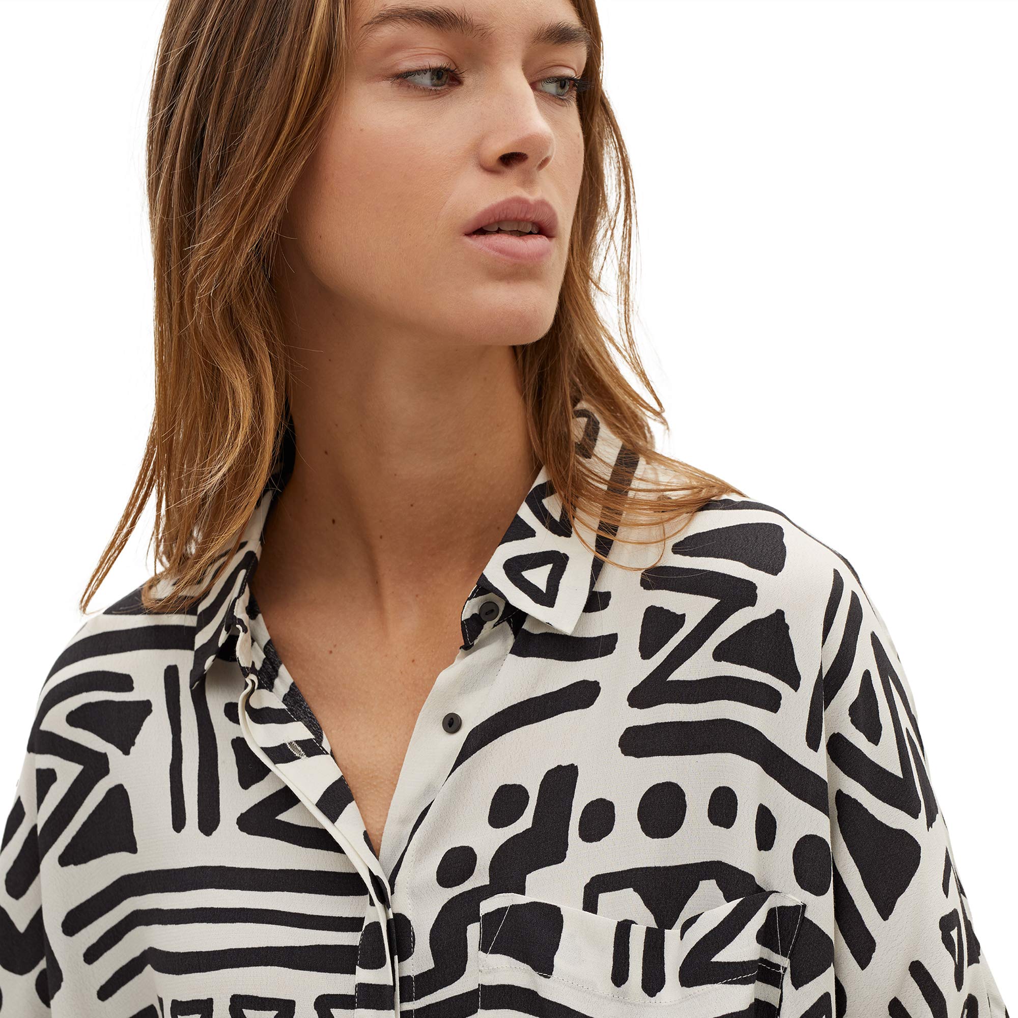 parfois-vestido-camisero-estampado-mujer-2 image 3