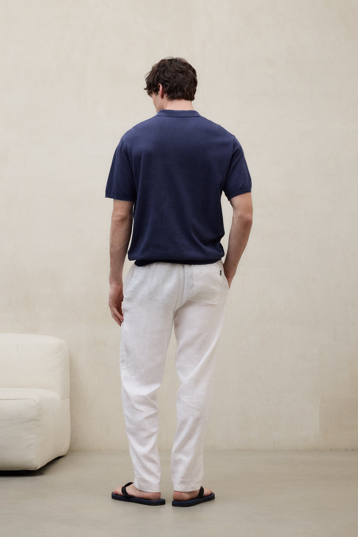 jersey-ecoalf-olmo-azul-marino-de-algod-n-org-nico-para-hombre image 2