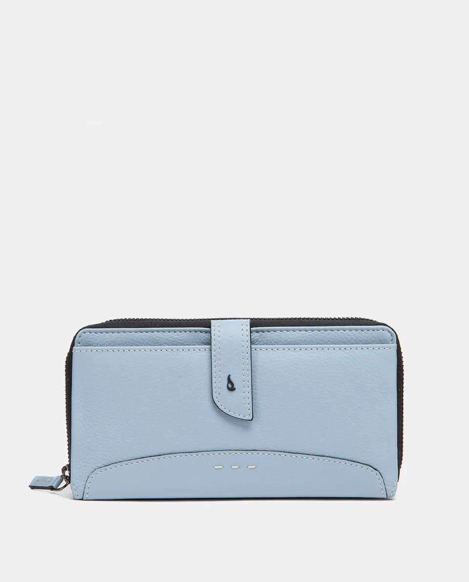 abbacino-cartera-grande-piel-azul-claro-mujer image 1