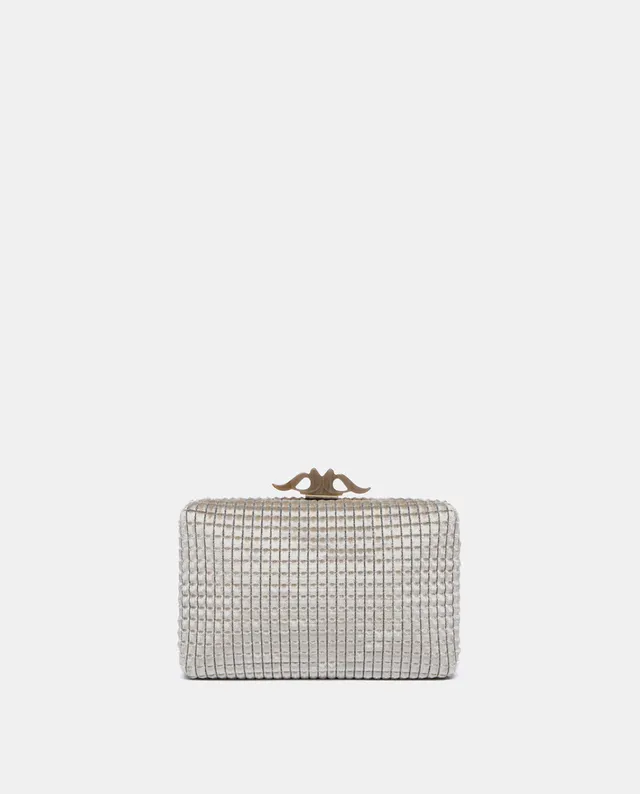 abbacino-clutch-fiesta-terciopelo-beige-geom-trico image 1