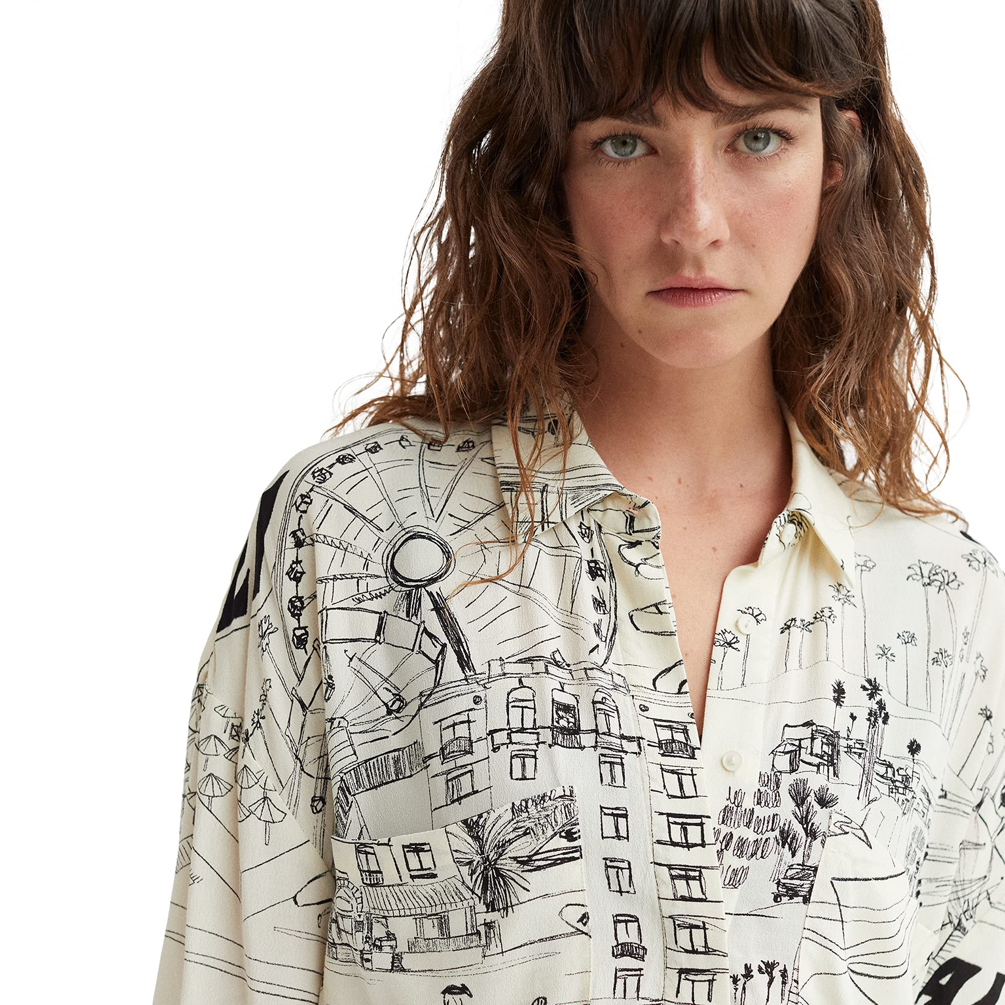 parfois-camisa-oversize-estampada-mujer-edici-n-fluida image 5