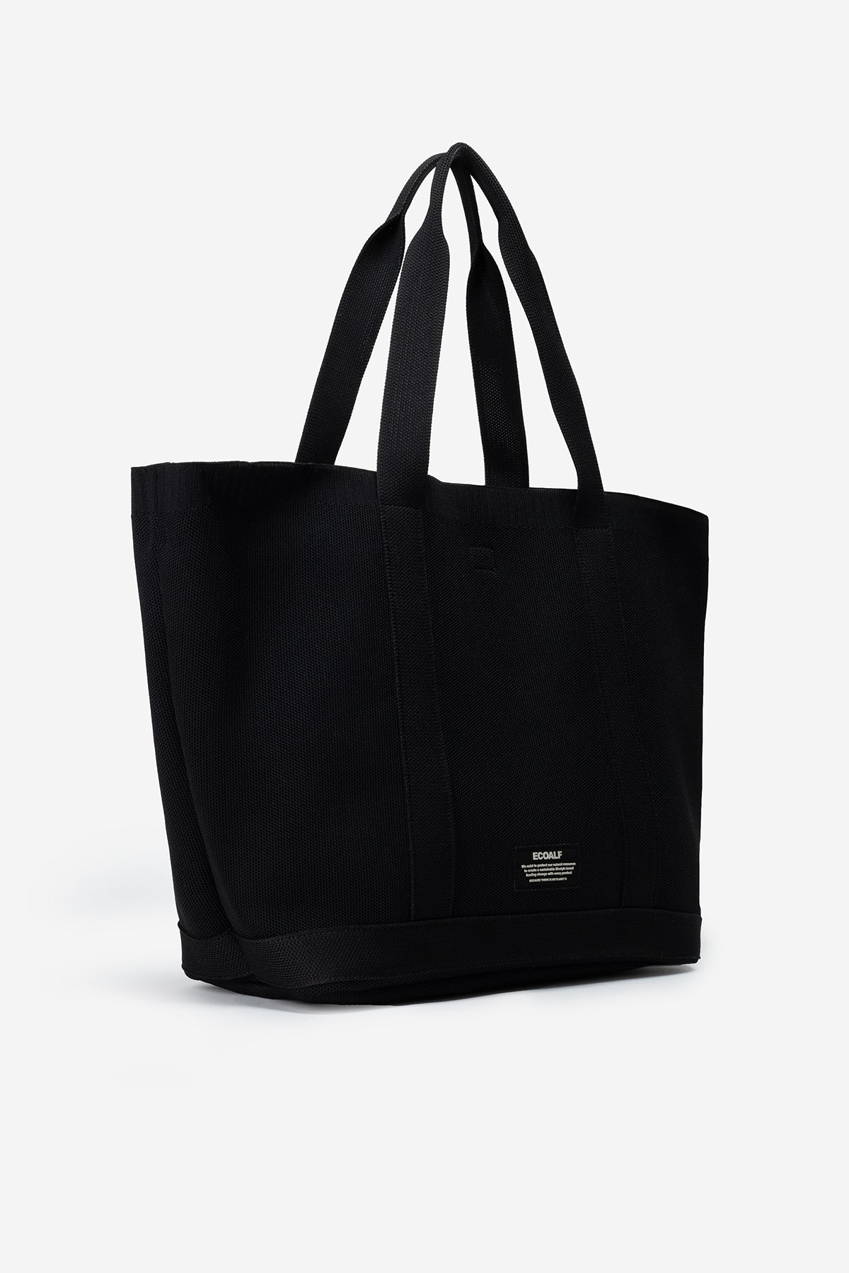 bolso-shopper-ecoalf-marta-tika-negro-de-mujer-100-poli-ster-reciclado-doble-asa image 2