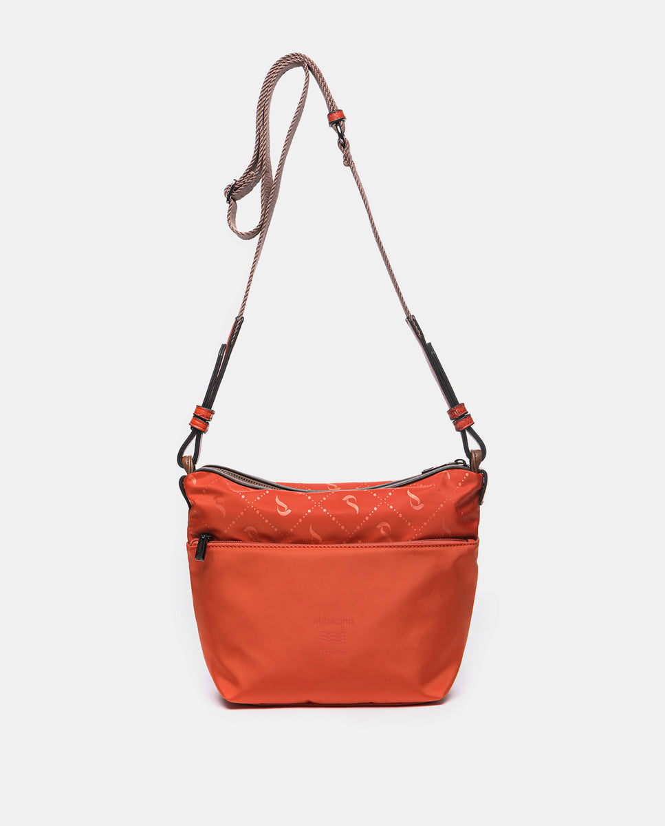 abbacino-organizador-bolso-naranja-reciclado-jacquard image 3