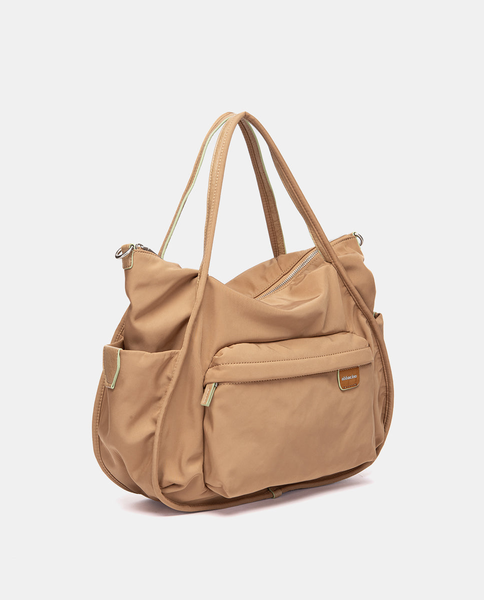 abbacino-bolso-de-hombro-tejido-camel-reciclado image 2