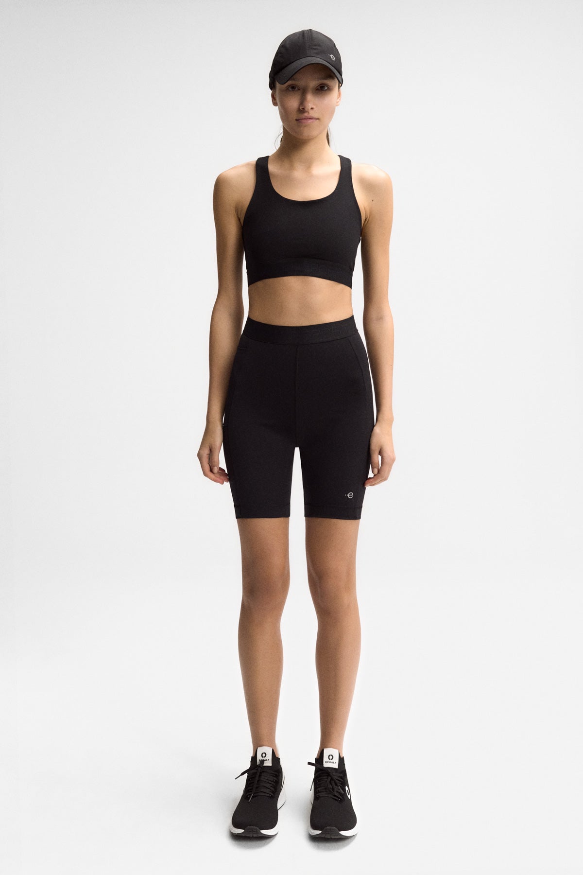 ecoalf-leggings-cortos-rome-negros-malla-deportiva-compresiva-y-transpirable-par image 4