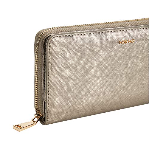 parfois-cartera-alargada-lisa-mujer-talla-l-plateado image 7
