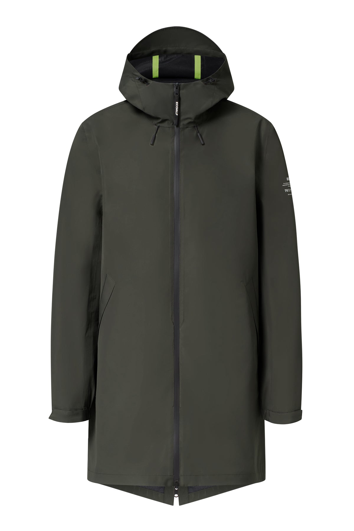 chaqueta-venue-khaki-de-ecoalf-para-hombre-impermeable-3k-transpirable-y-100-pol image 6