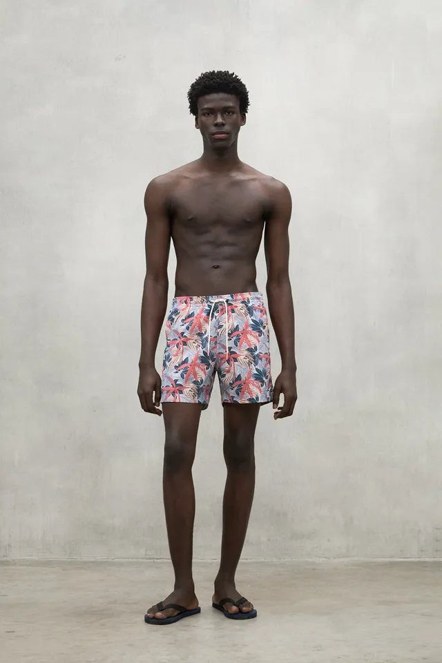 ecoalf-traje-de-ba-o-bequia-rojo-de-poliamida-reciclada-para-hombre image 1