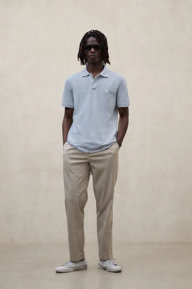 ecoalf-tedan-polo-regular-de-algod-n-reciclado-azul-claro image 1