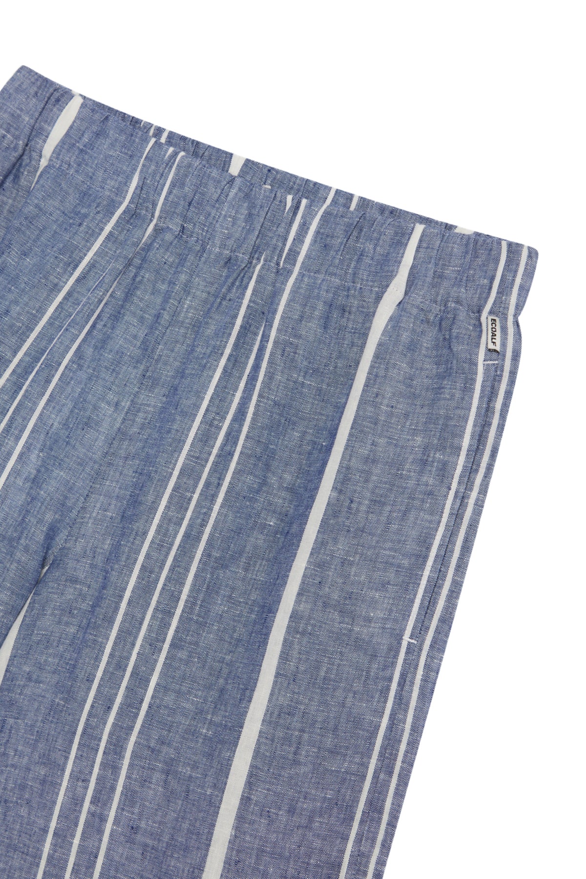 pantal-n-mossi-de-rayas-azul-de-ecoalf-para-mujer-lino image 4
