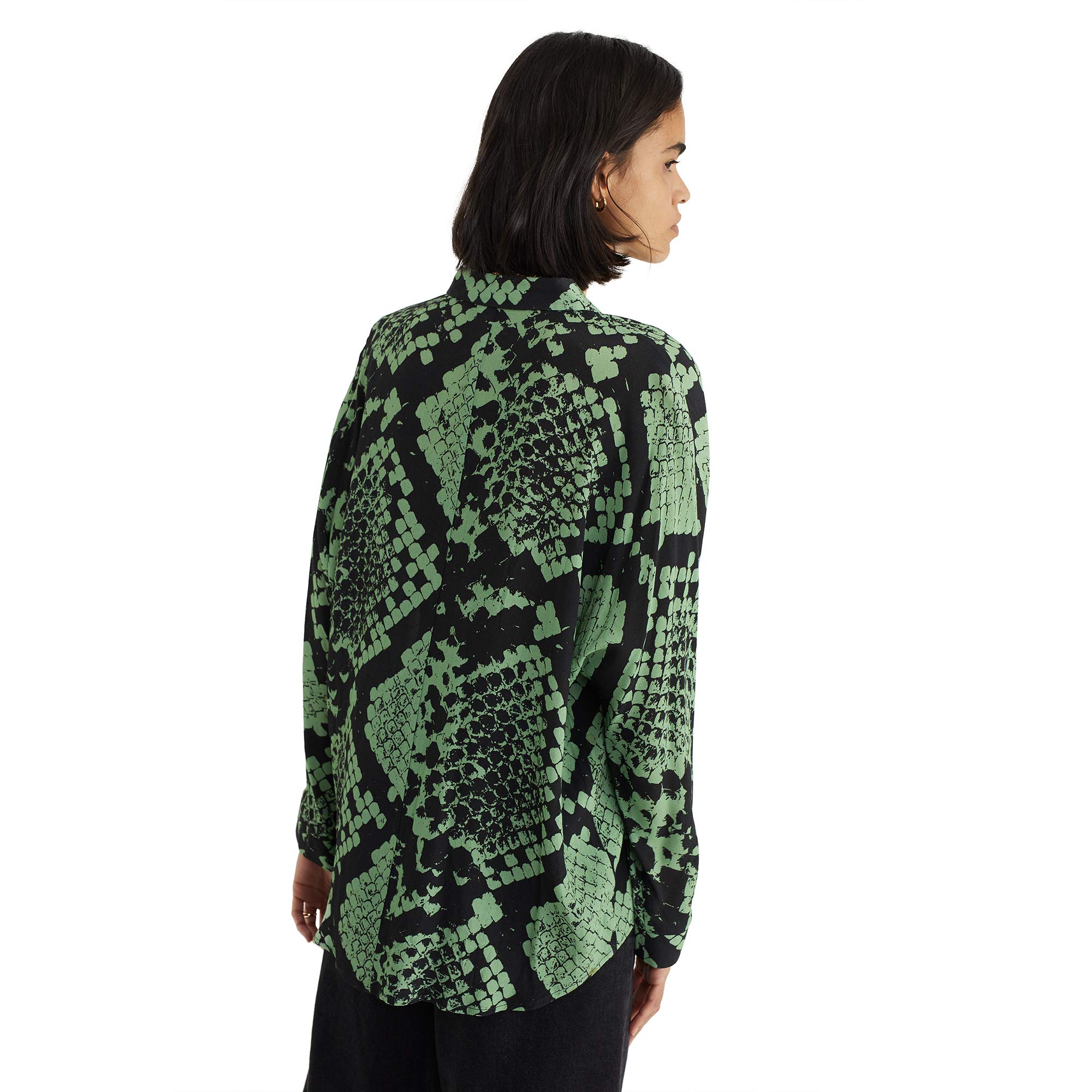 parfois-camisa-fluida-estampado-serpiente-para-mujer image 6