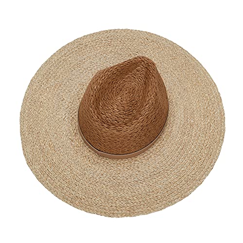 parfois-sombrero-fedora-textura-rafia-con-cinta-a-contraste-mujer-caqui image 6