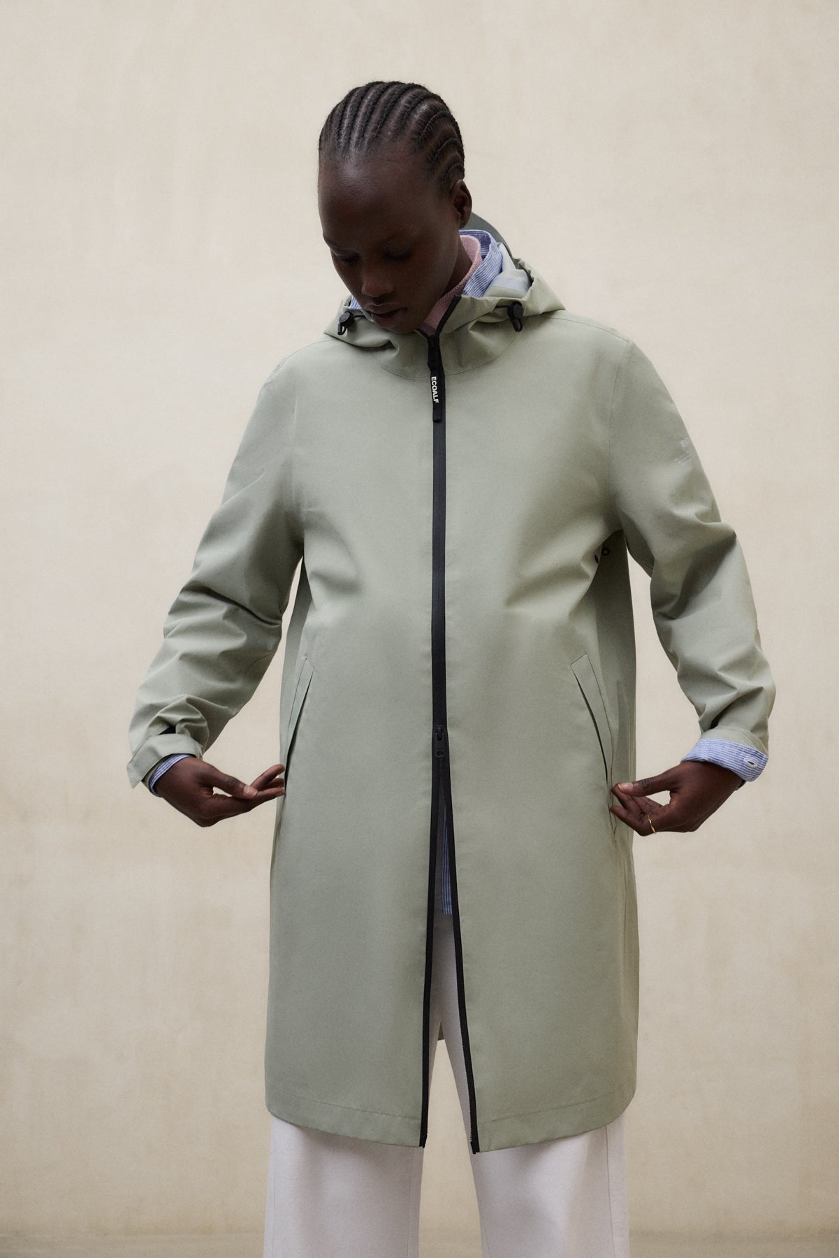 chaqueta-ecoalf-neve-verde-poli-ster-reciclado-impermeable-3k image 3