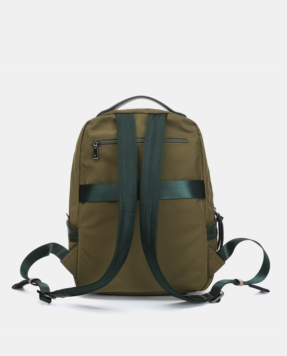 abbacino-mochila-mujer-tejido-reciclado-verde-sport image 3