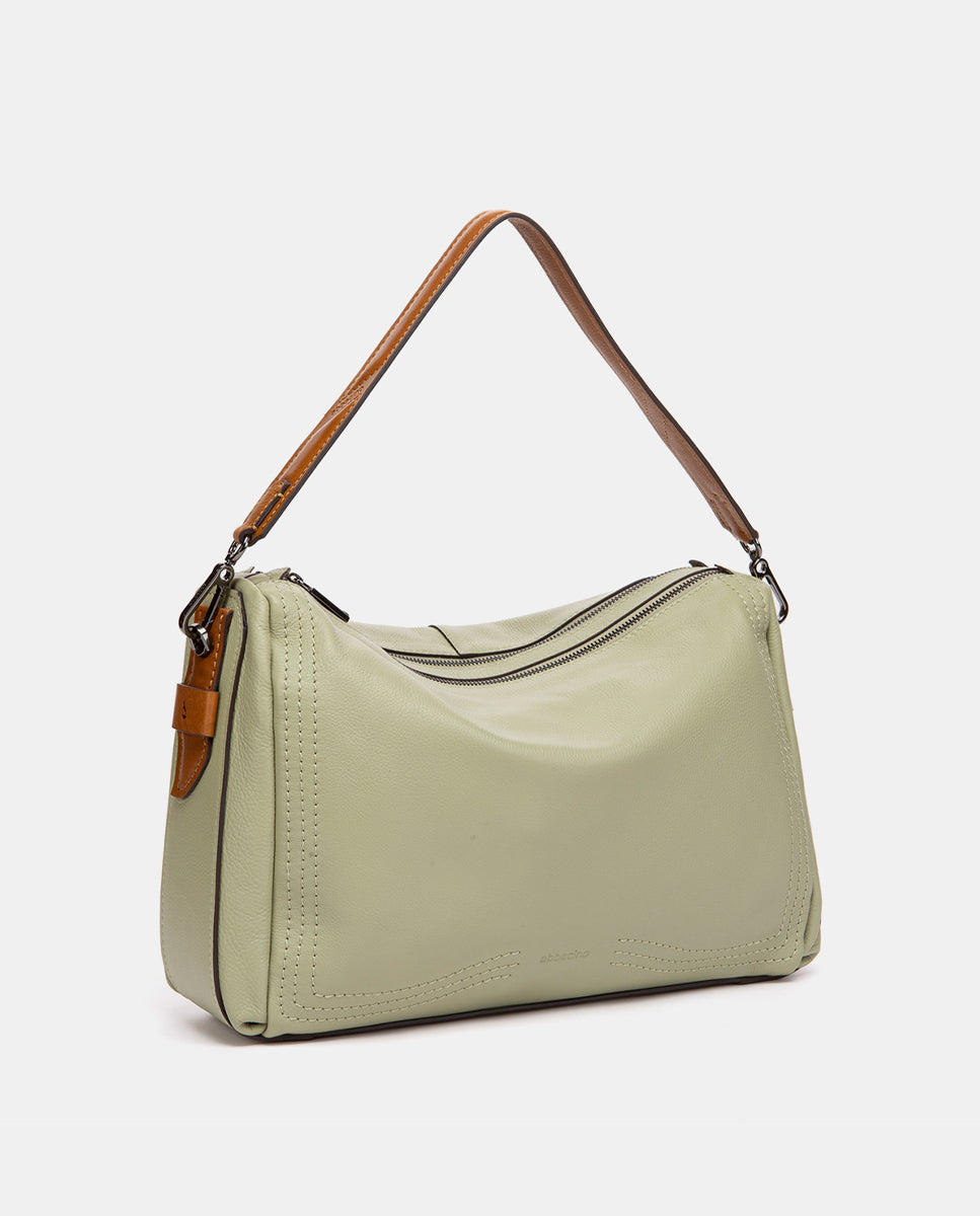 abbacino-bolso-de-hombro-mujer-piel-verde image 2