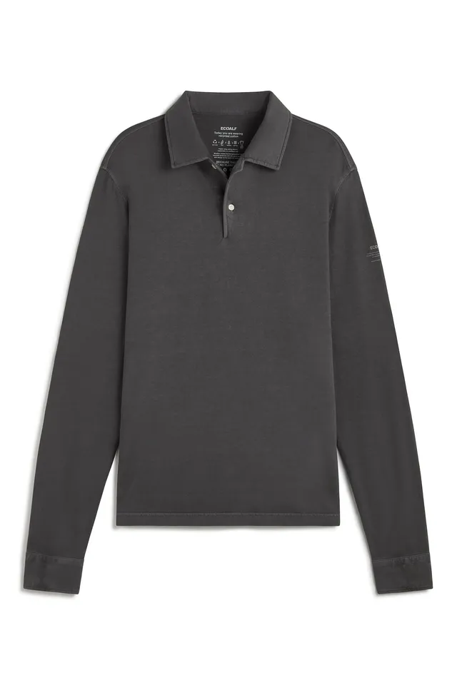 ecoalf-polo-patrick-gris-oscuro-polo-de-algod-n-reciclado-y-org-nico-para-hombre image 1