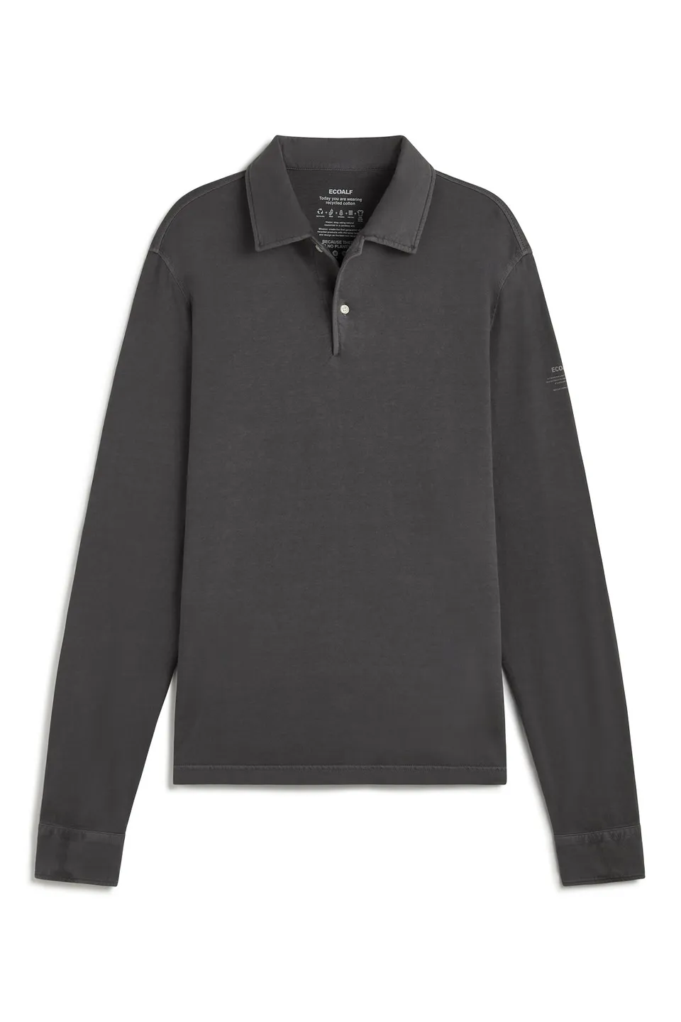 ecoalf-polo-patrick-gris-oscuro-polo-de-algod-n-reciclado-y-org-nico-para-hombre image 1