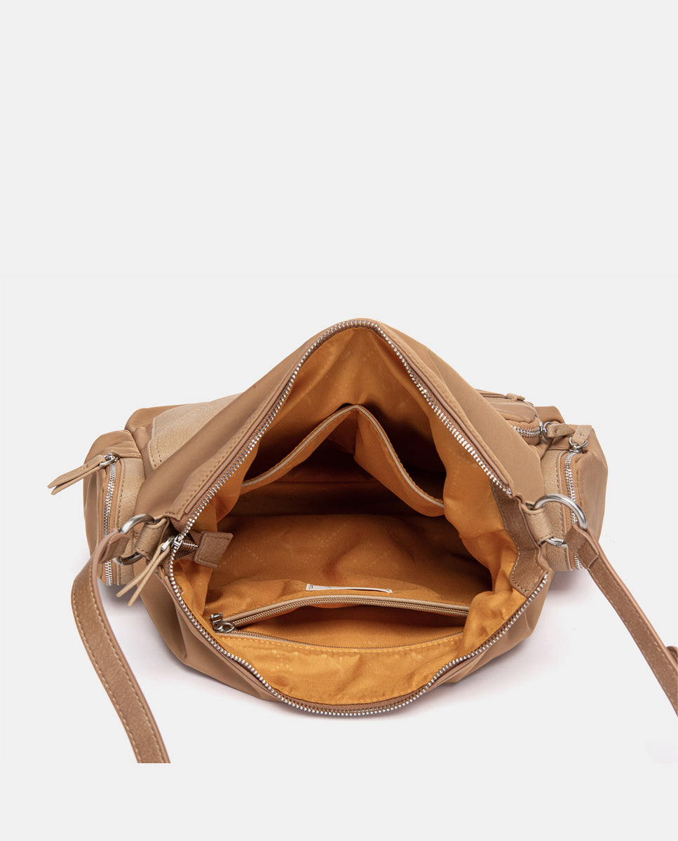 abbacino-bolso-hombro-hobo-tejido-reciclado-camel image 6