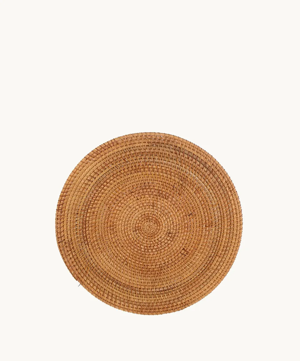 mantel-individual-de-rattan-kbas-dise-o-artesanal-color-natural image 1