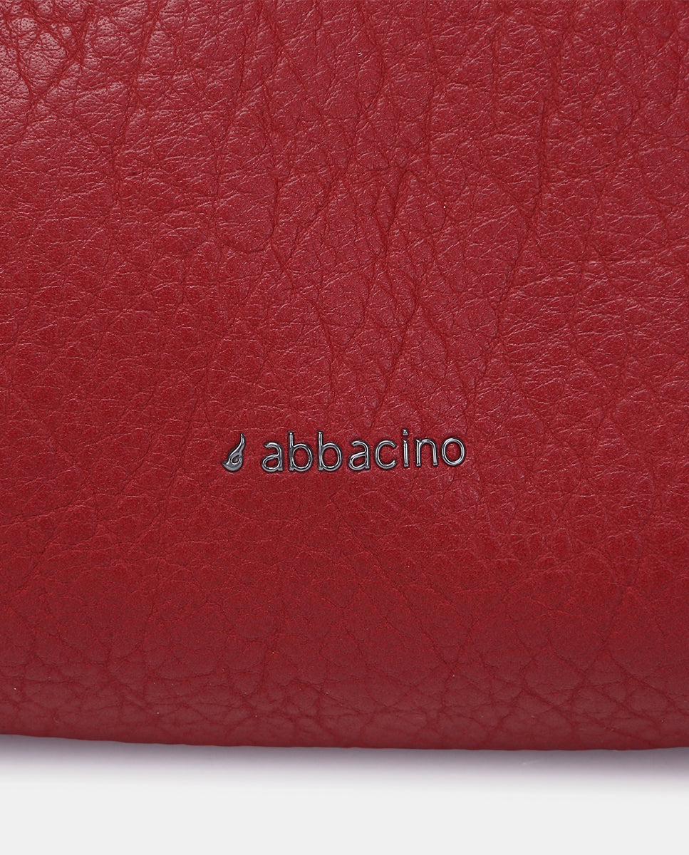 abbacino-bolso-de-mano-materiales-reciclados-rojo image 7
