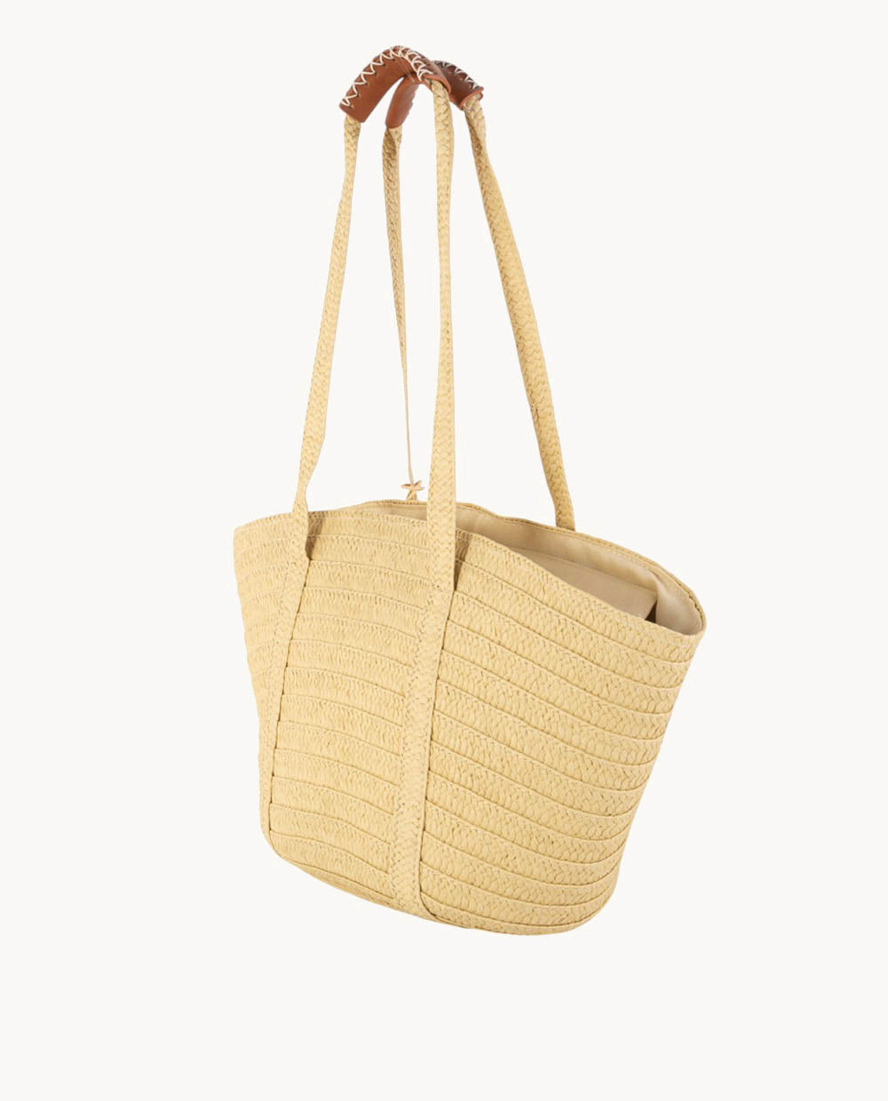 capazo-fibra-natural-kbas-con-cremallera-color-crema-53-x-20-x-28-cm image 2