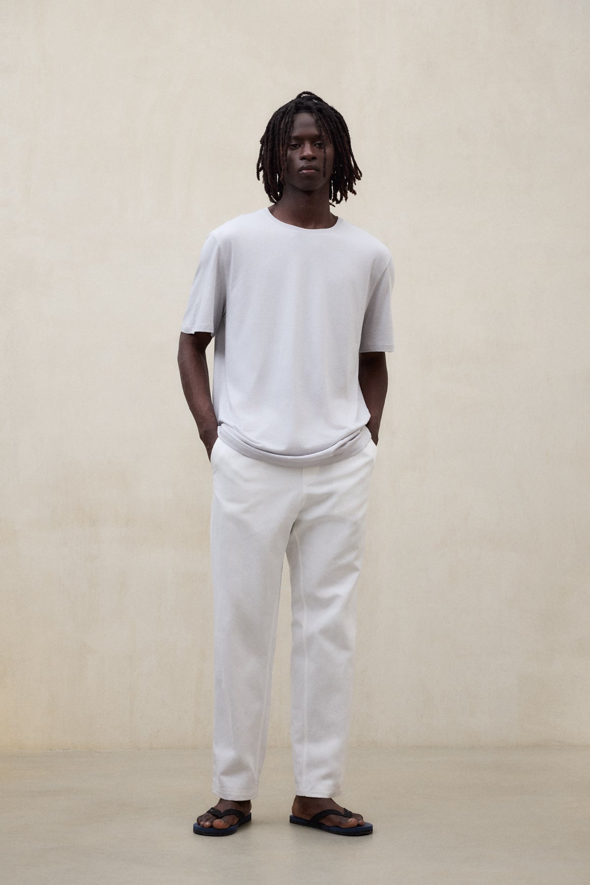 ecoalf-pantalones-gina-blanco image 1