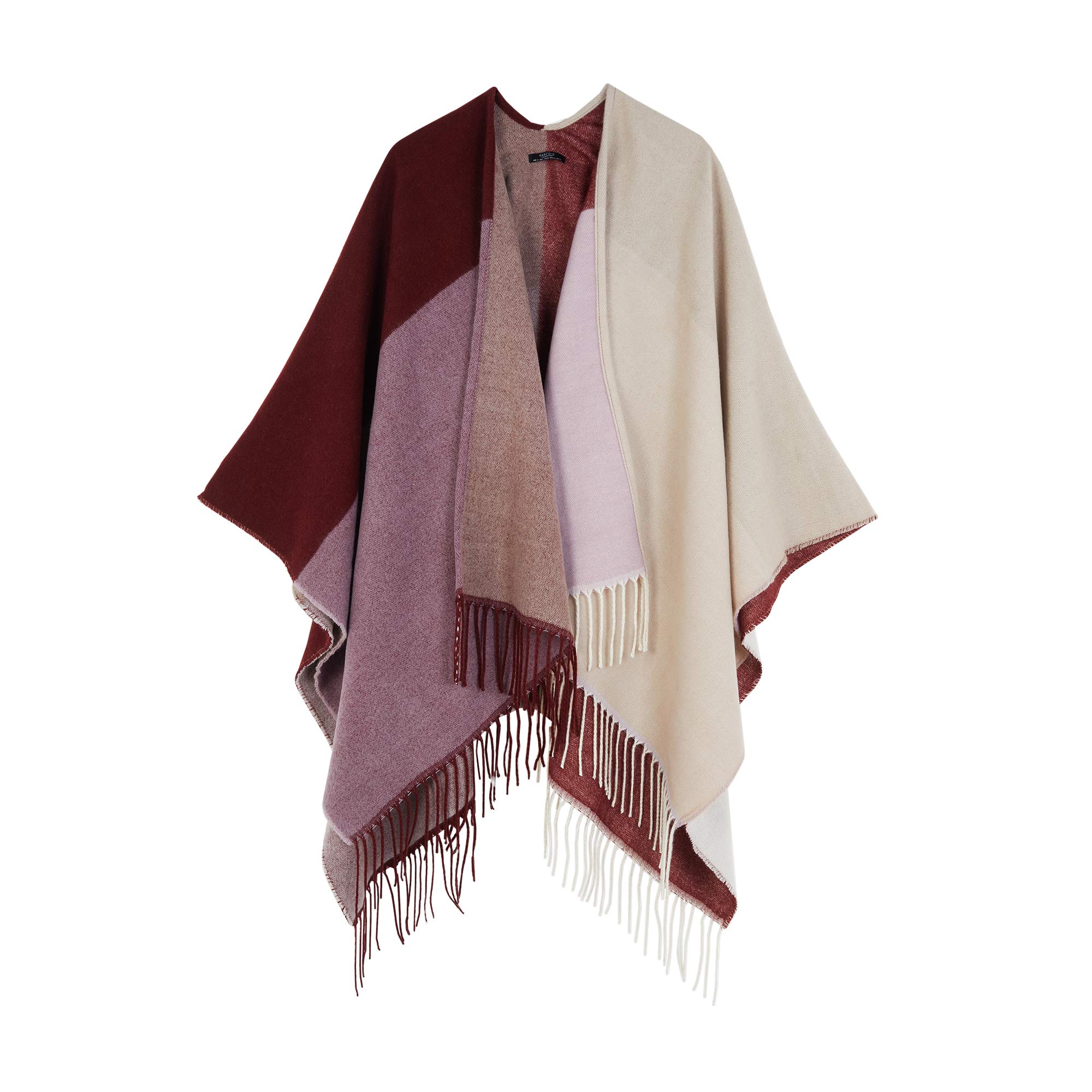 parfois-poncho-con-estampado-mujer image 1