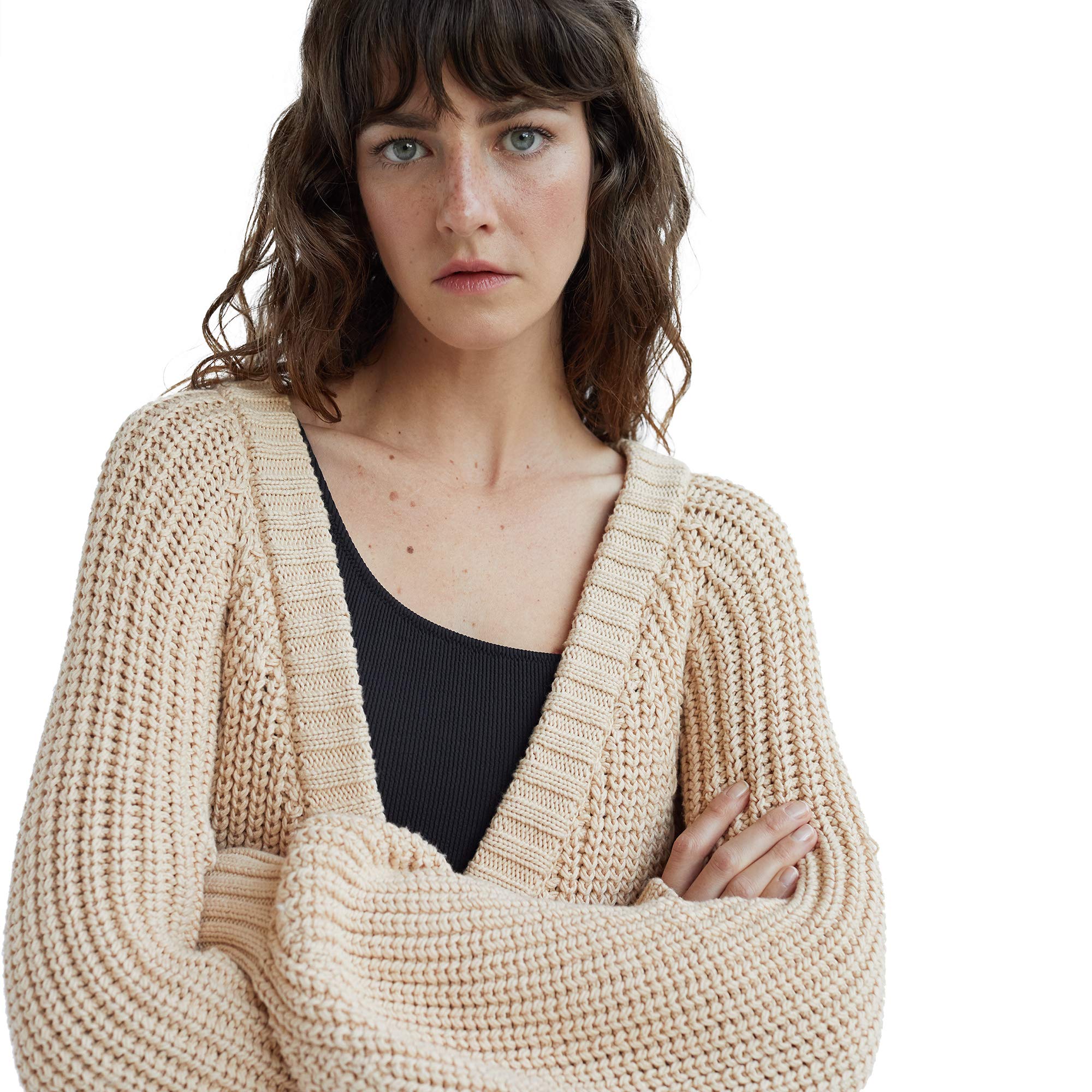 parfois-chaqueta-de-punto-manga-abullonada-mujer image 6
