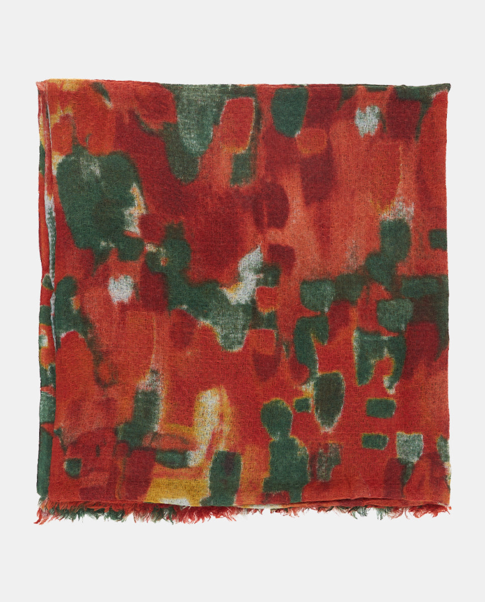 abbacino-pa-uelo-de-lana-terracotta-estampado-abstracto image 3