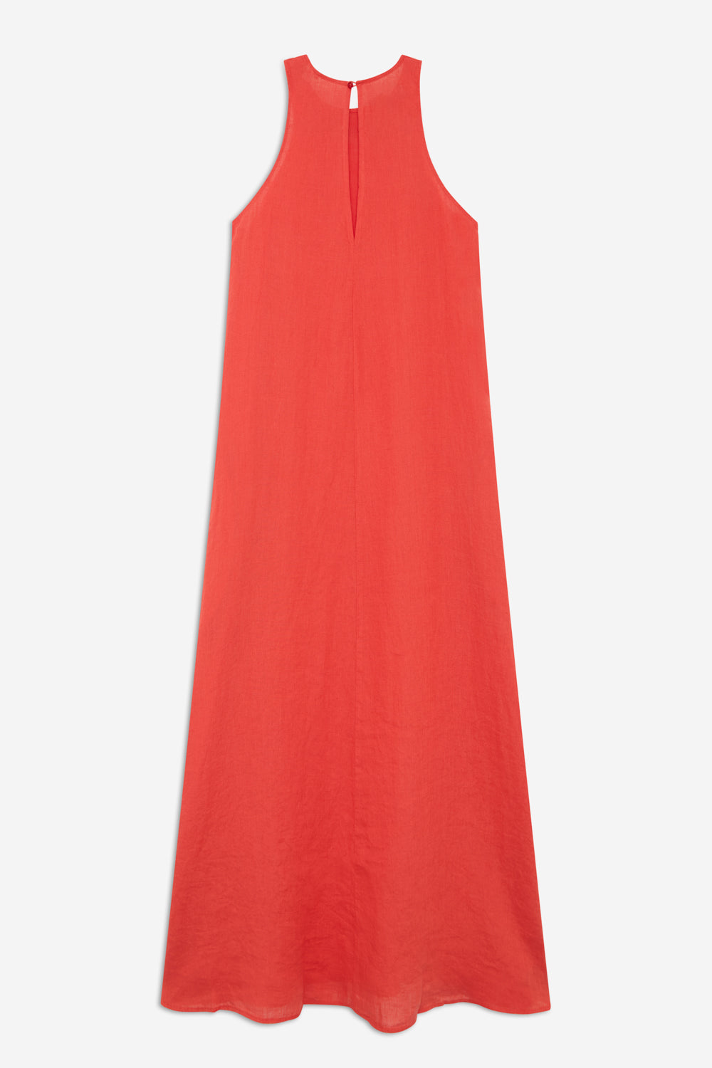vestido-ukara-de-ecoalf-lino-reciclado-naranja image 4