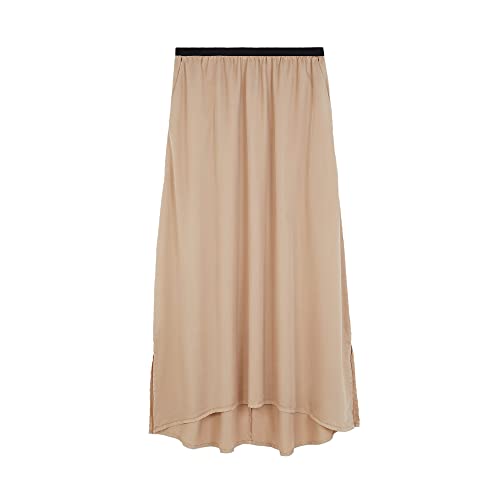 parfois-falda-con-cintura-el-stica-limited-edition-tejido-crudo-mujer image 7