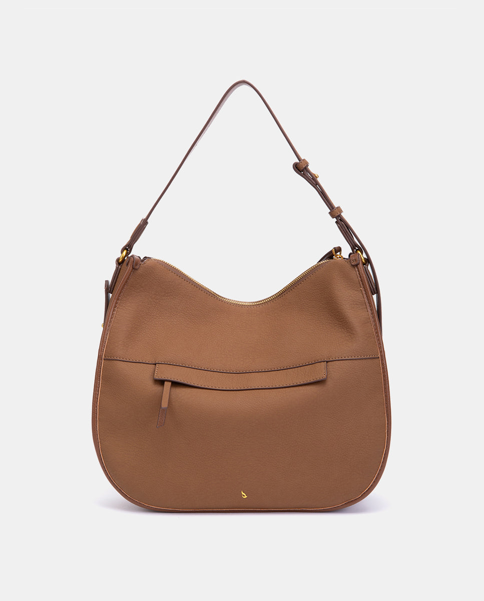 abbacino-bolso-de-hombro-reciclado-cognac-texturizado image 3