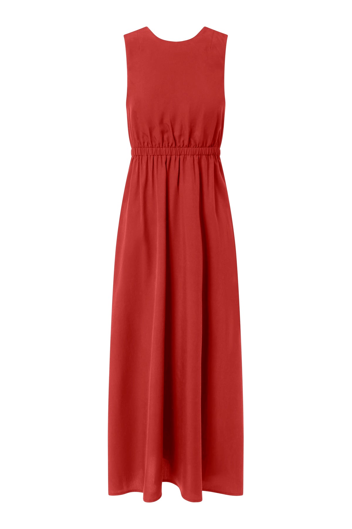 vestido-karl-de-ecoalf-para-mujer-en-granate-100-tencel-lyocell image 5