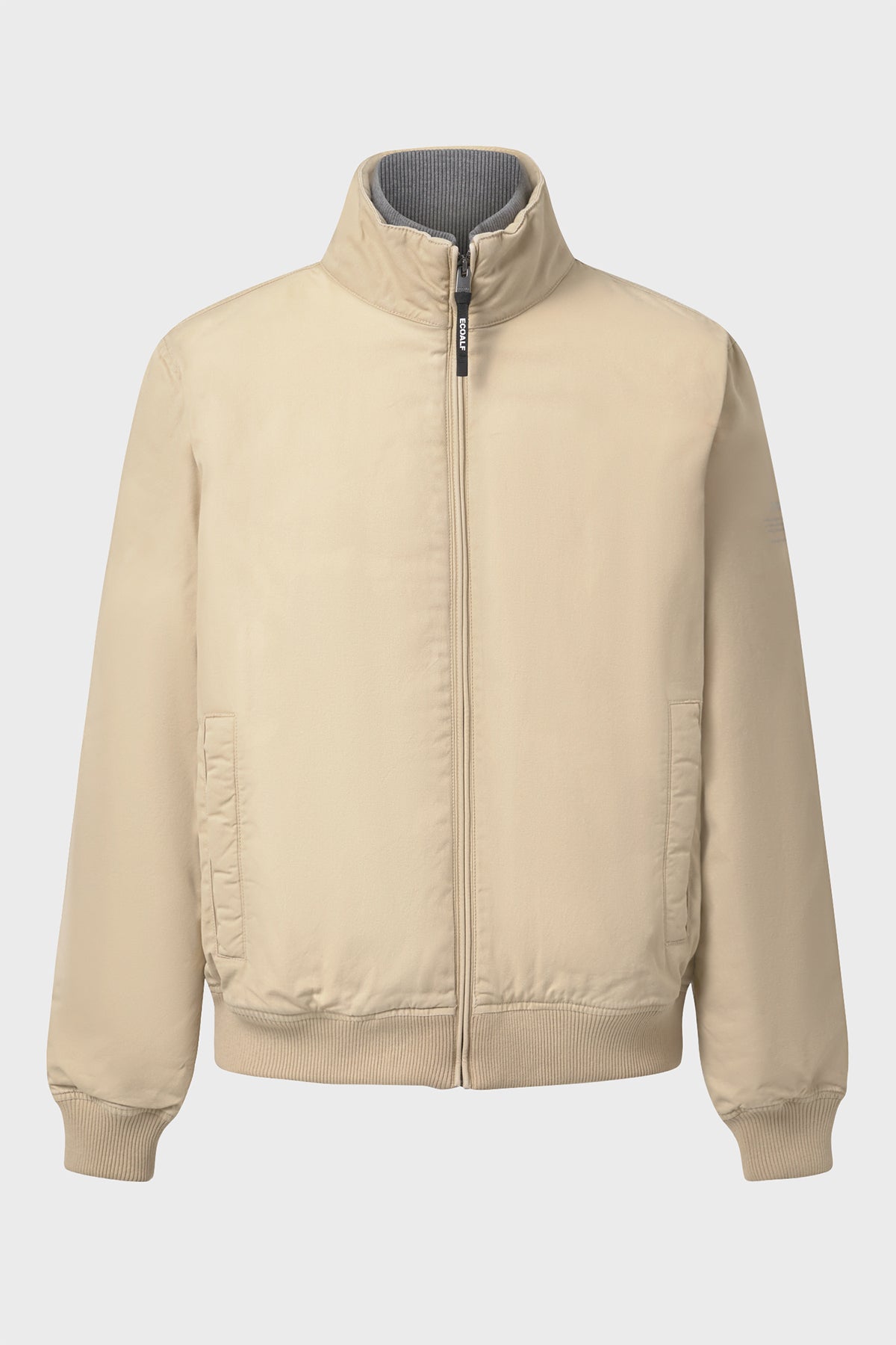 ecoalf-chaqueta-nizo-beige-100-algod-n-reciclado-fit-regular-bolsillos-con-crema image 7