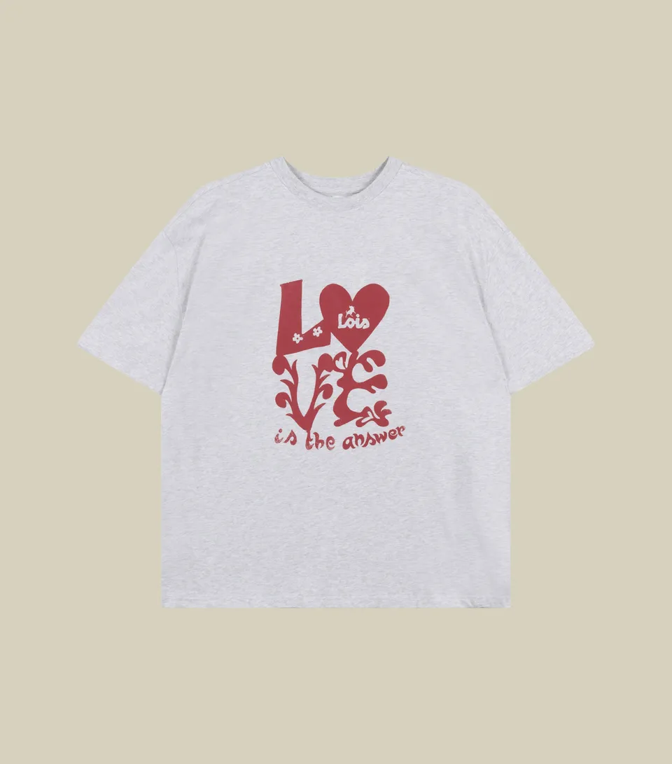 camiseta-lois-lio-tee-de-algod-n-100-color-gris-melange image 1