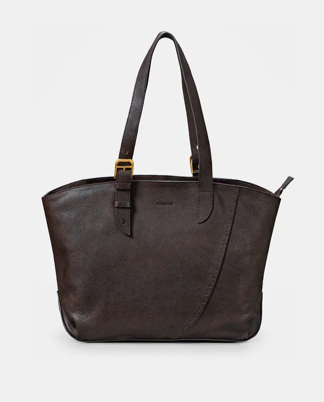 abbacino-bolso-shopper-en-piel-marr-n image 1