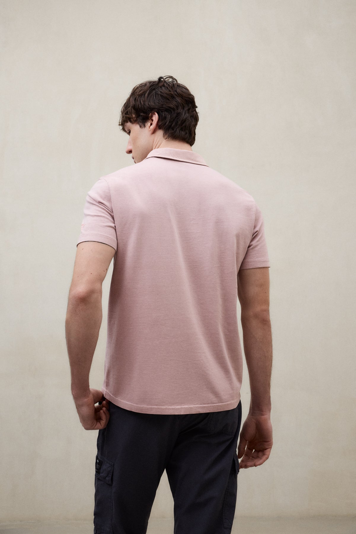polo-ecoalf-enzo-algod-n-reciclado-rosa-hombre image 3