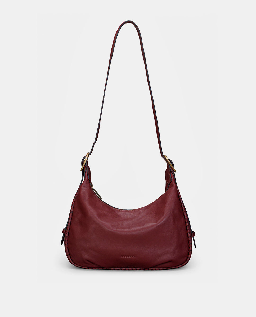 abbacino-bolso-de-hombro-en-piel-burdeos-minimalista image 5