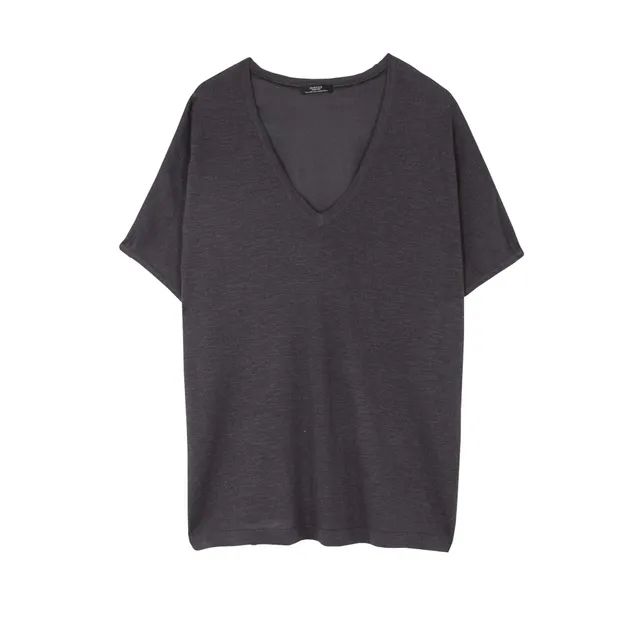 parfois-top-de-punto-cuello-pico-mujeres image 1