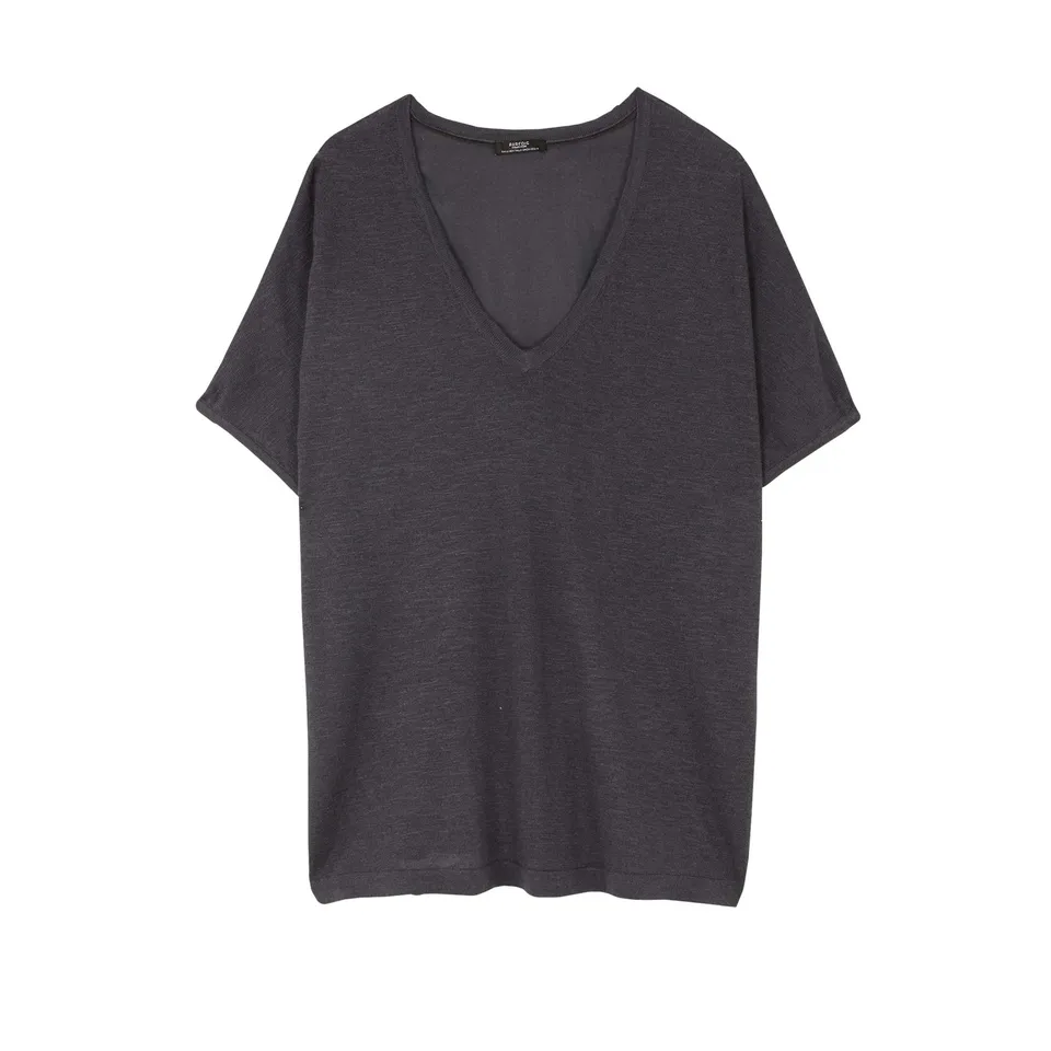 parfois-top-de-punto-cuello-pico-mujeres image 1