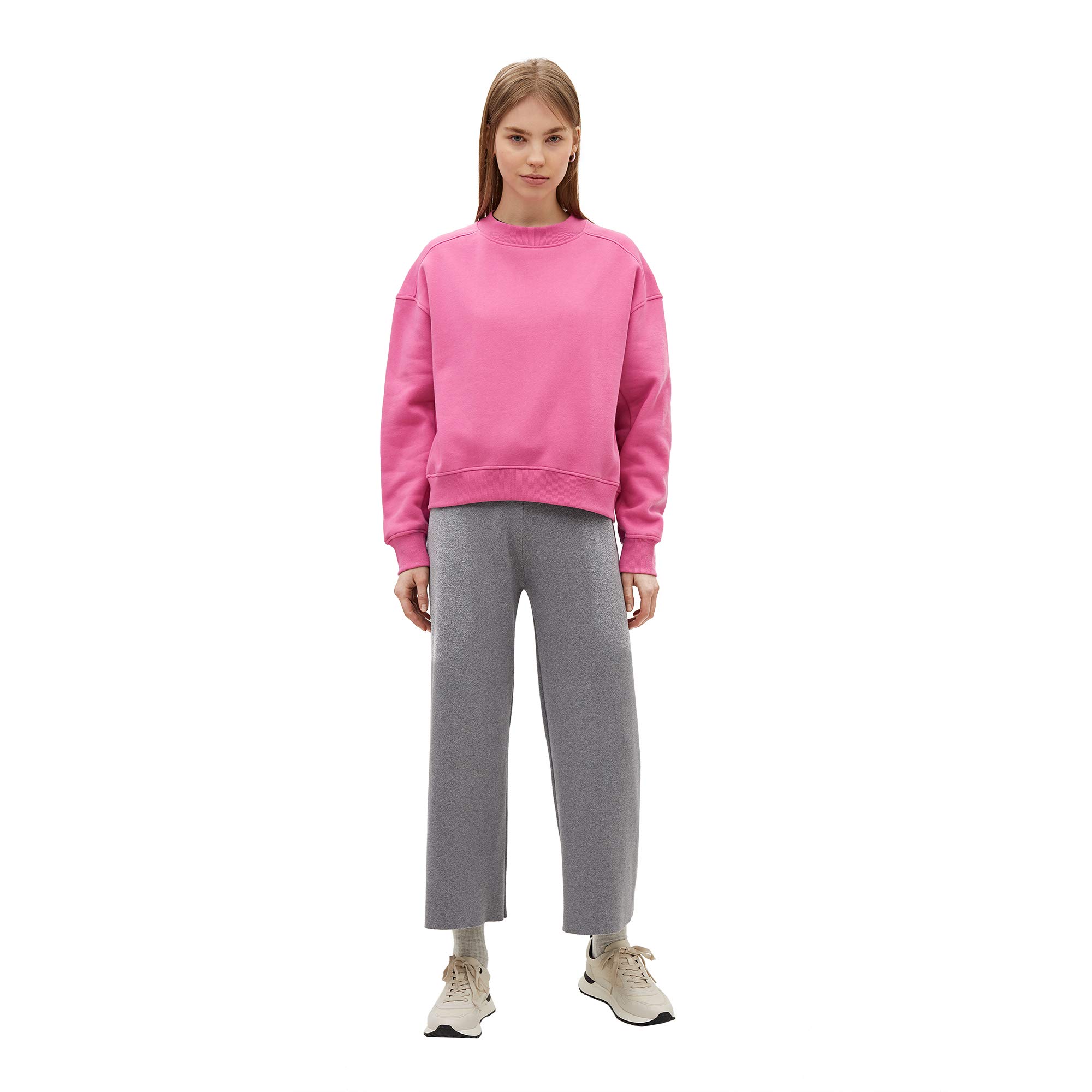 parfois-sudadera-lisa-cuello-redondo-mujer image 3
