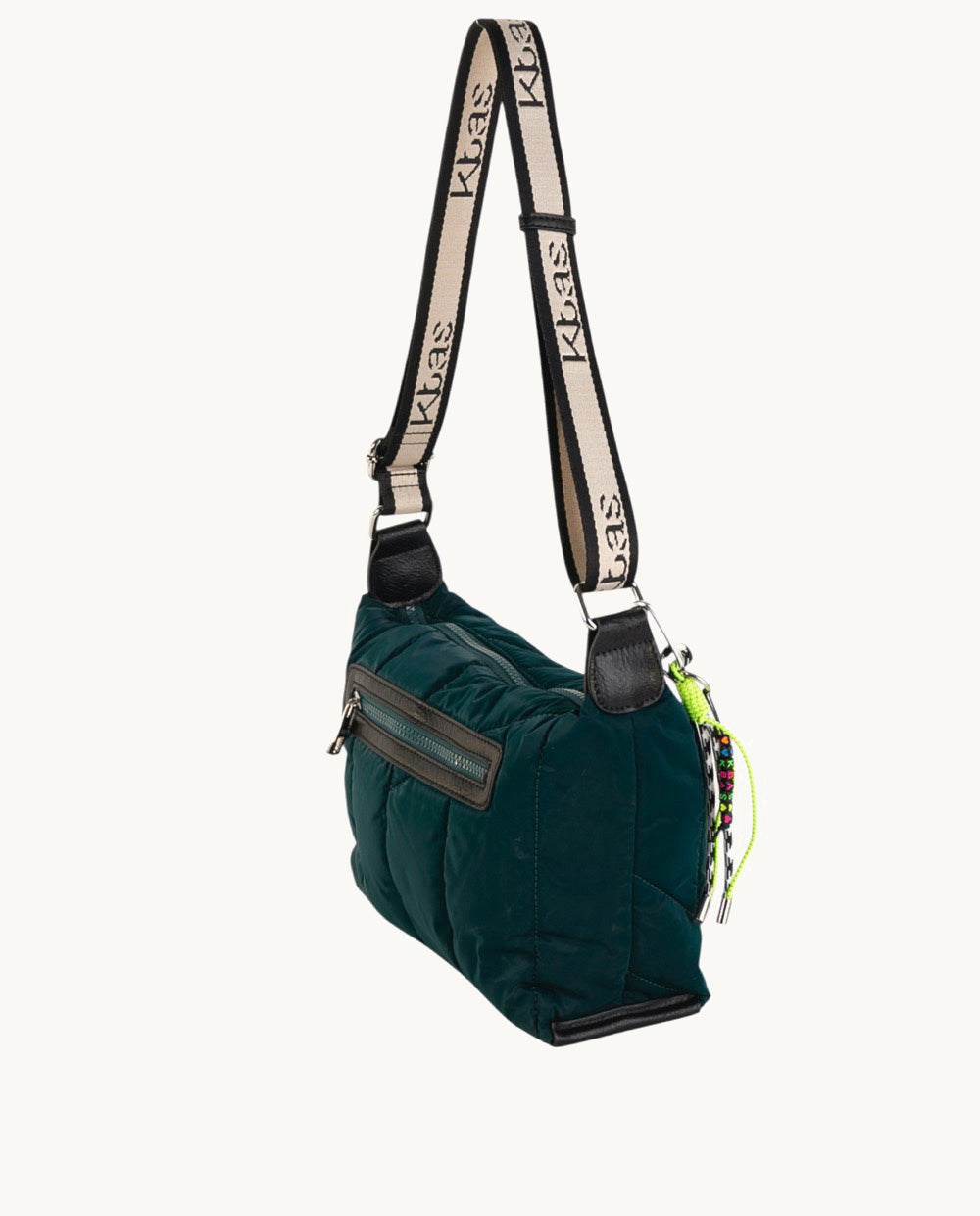 kbas-bandolera-de-nylon-color-teal-27-x-13-x-19-cm-ligera-y-cruzada image 2