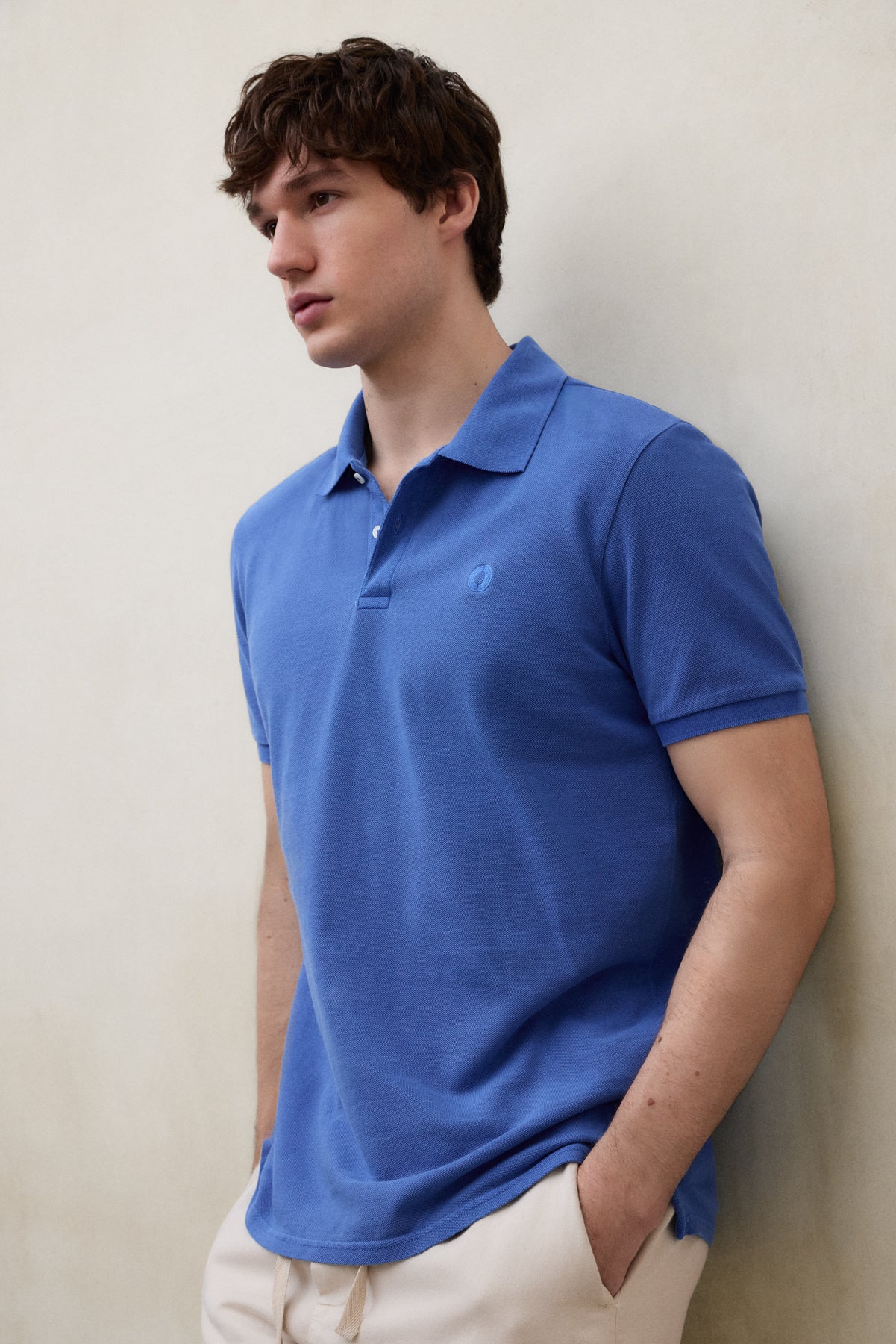 ecoalf-polo-tedan-azul-piqu-de-algod-n-reciclado image 3