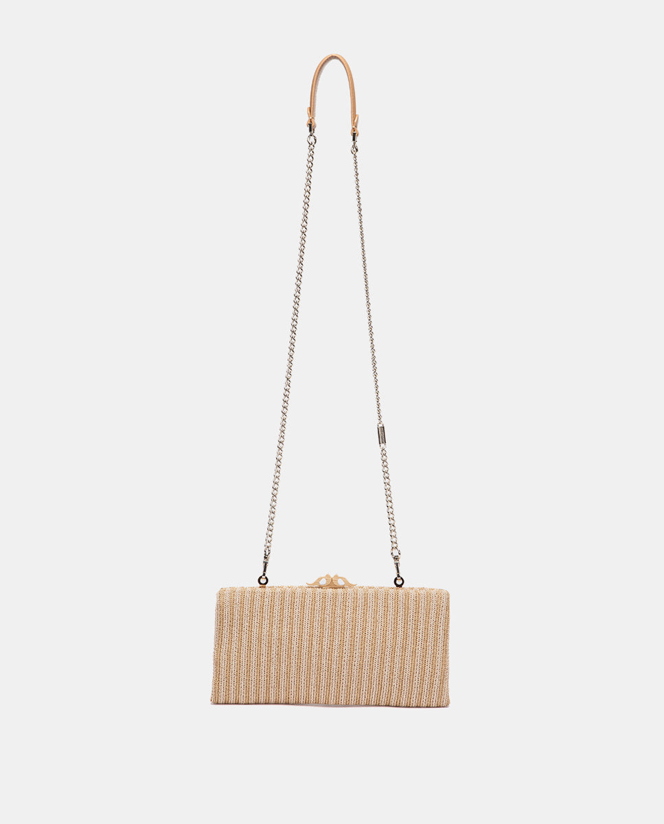 abbacino-clutch-de-fiesta-a-rayas-naranja image 3