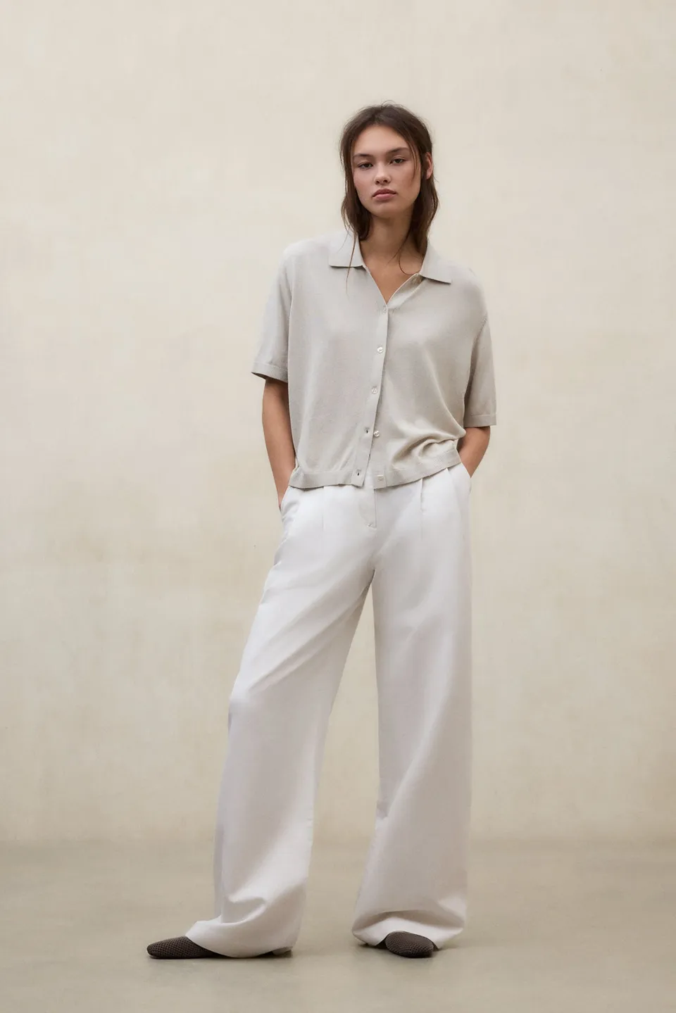 ecoalf-jersey-juniper-beige-de-mujer image 1