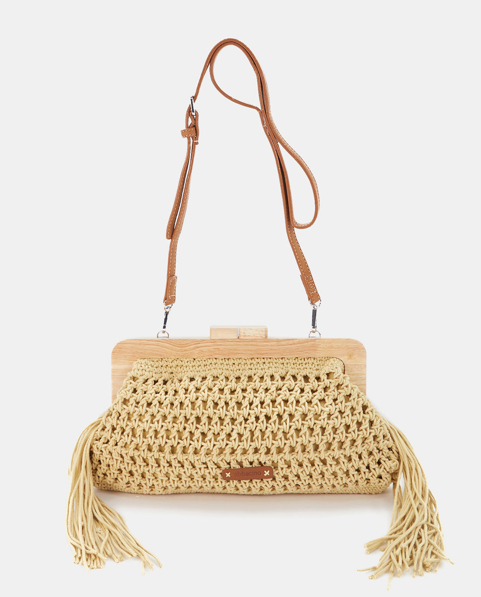 clutch-macram-abbacino-amarillo-boho image 4