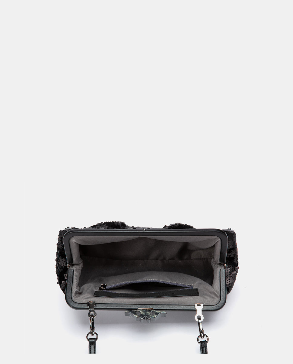 abbacino-bolso-de-fiesta-lentejuelas-negro-con-bandolera image 7